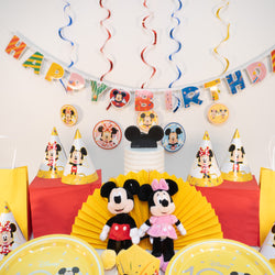 Cute Celebration Disney D100 Mickey & Minnie Swirl 6pcs