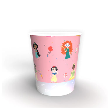 Cute Celebration D100 Princess Cup 9oz, 8pcs - Party Centre