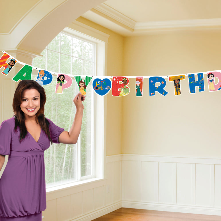 Cute Celebration Disney D100 Princess Letter Banner