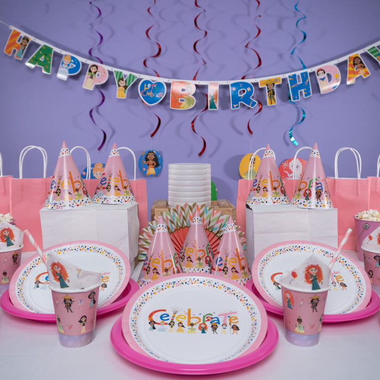 Cute Celebration Disney D100 Princess Letter Banner