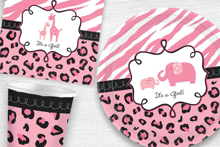 Sweet Safari Girl & Boy - Party Centre