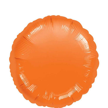 Metallic Orange Round Foil Balloon 18in Balloons & Streamers - Party Centre - Party Centre