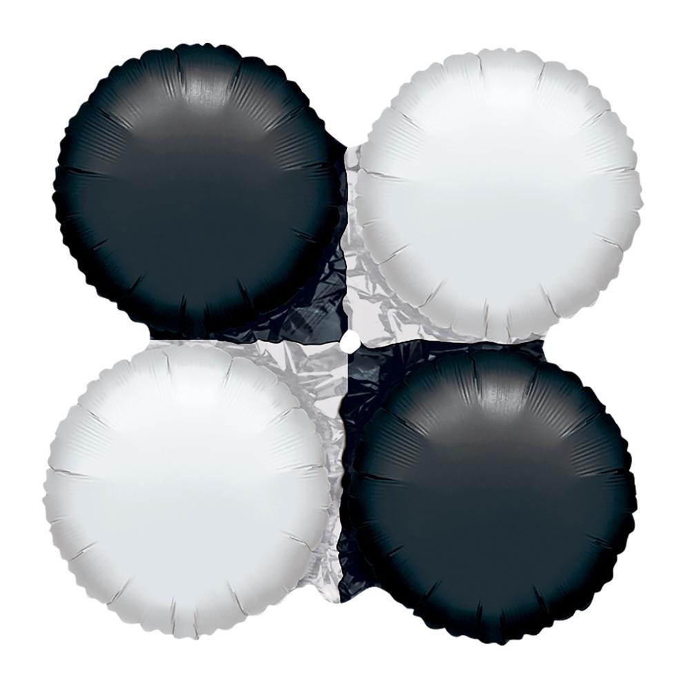 Black & White Small MagicArch Balloon 16in Balloons & Streamers - Party Centre - Party Centre