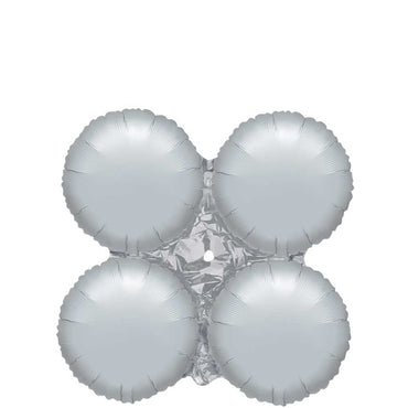 Metallic Silver Small MagicArch Balloon 16in Balloons & Streamers - Party Centre - Party Centre