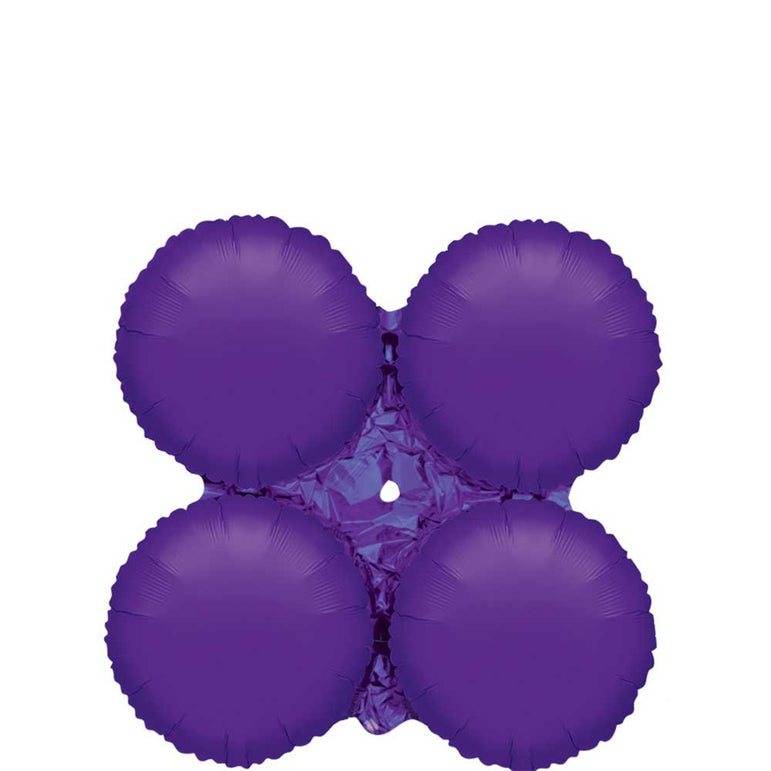 Metallic Purple Small MagicArch Balloon 16in Balloons & Streamers - Party Centre