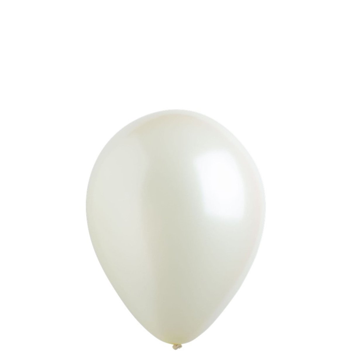 Frosty White Standard Latex Balloons 5in, 100pcs Balloons & Streamers - Party Centre - Party Centre
