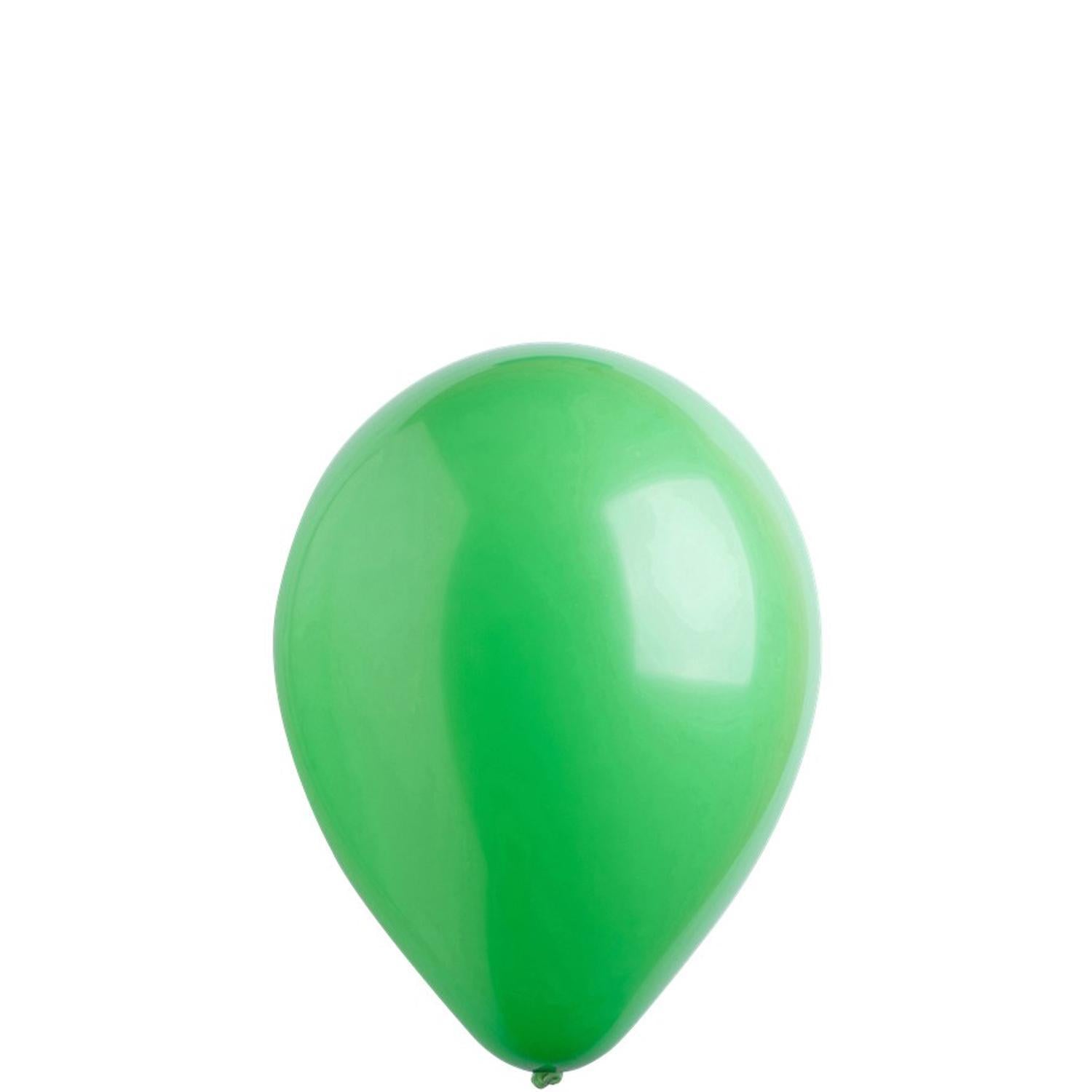 Festive Green Standard Latex Balloons 5in, 100pcs Balloons & Streamers - Party Centre - Party Centre