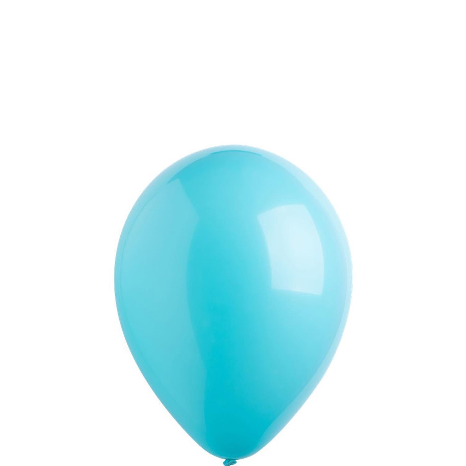 Caribbean Blue Fashion Latex Balloons 5in, 100pcs Balloons & Streamers - Party Centre - Party Centre