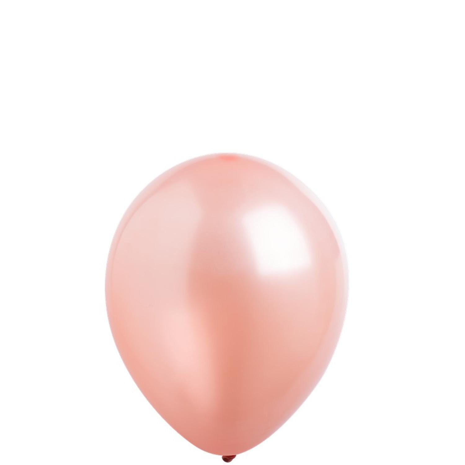 Rose Gold Pearl Latex Balloons 5in, 100pcs Balloons & Streamers - Party Centre - Party Centre
