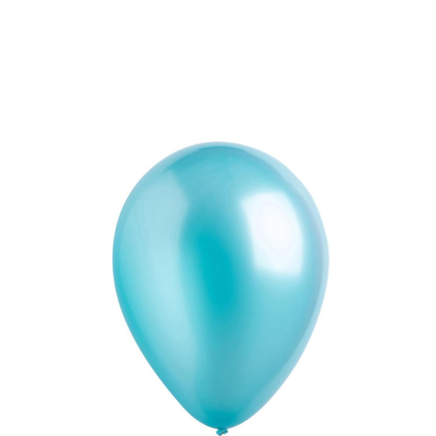 Caribbean Blue Pearl Latex Balloons 5in, 100pcs Balloons & Streamers - Party Centre - Party Centre