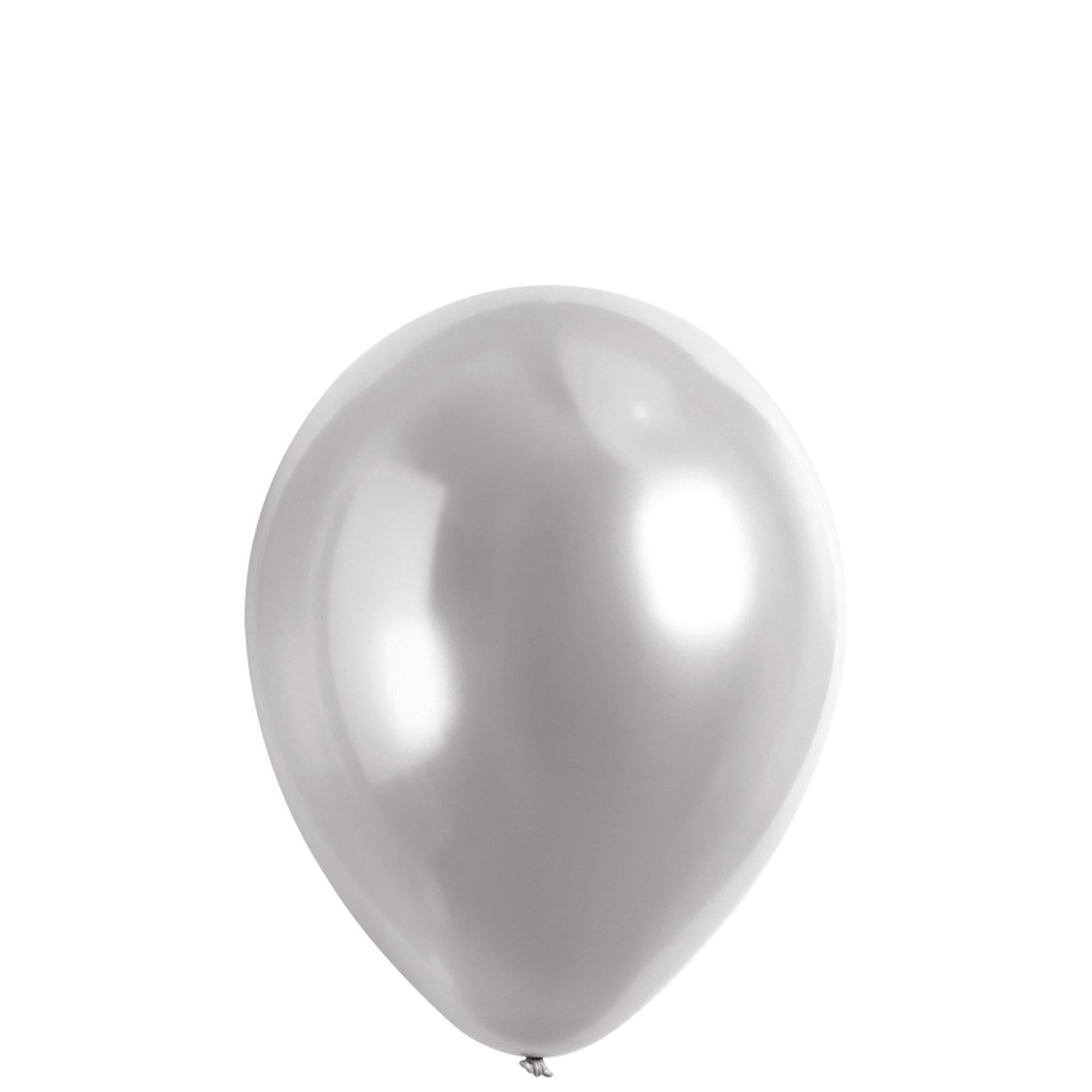 Platinum Satin Latex Balloon 5in, 100pcs Balloons & Streamers - Party Centre - Party Centre