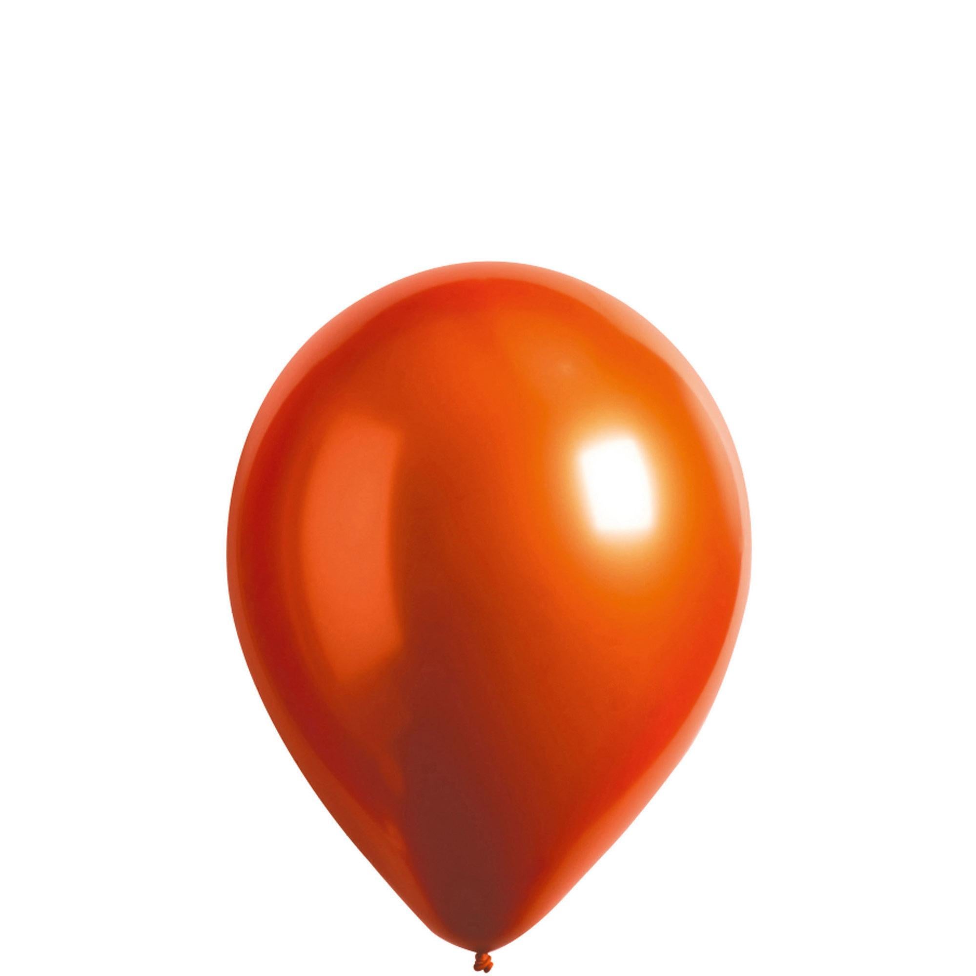 Amber Satin Latex Balloon 5In, 100pcs Balloons & Streamers - Party Centre - Party Centre
