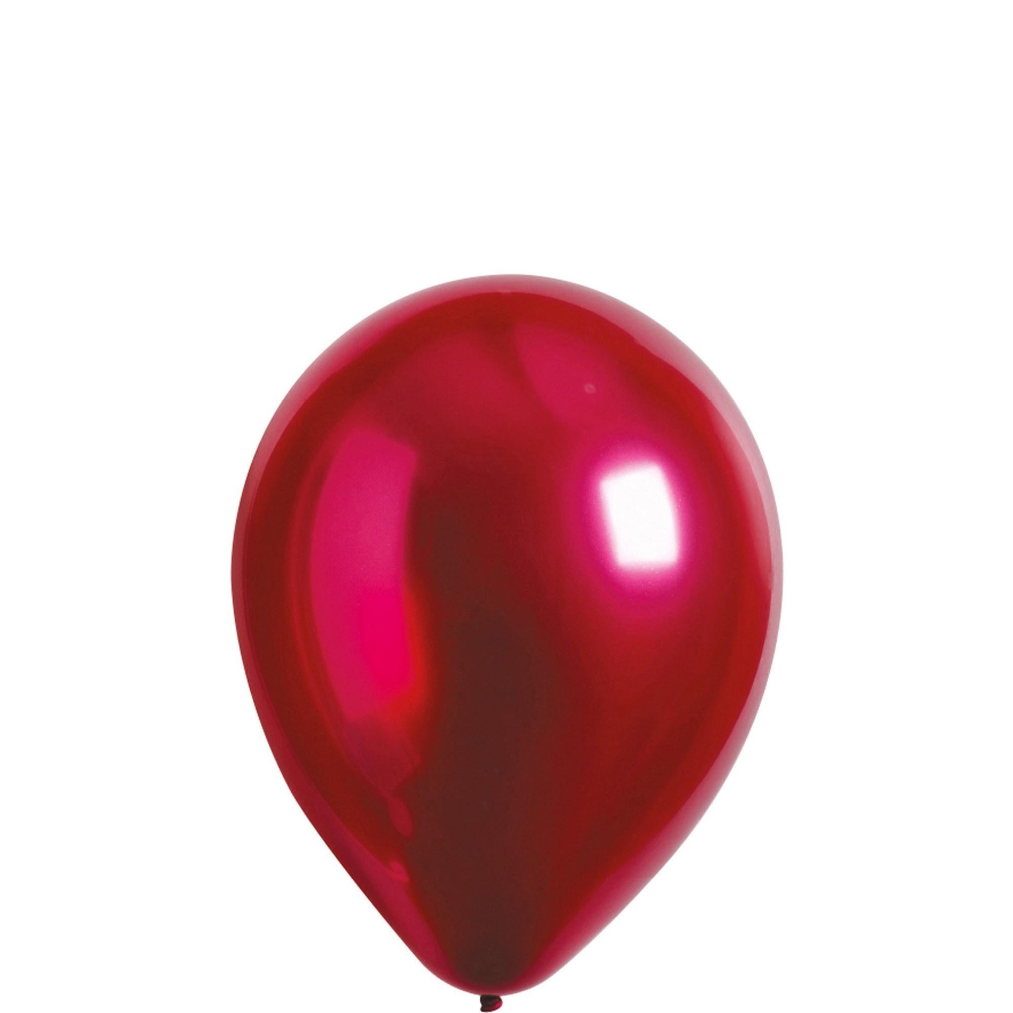 Pomegranate Satin Latex Balloon 5in,100pcs Balloons & Streamers - Party Centre - Party Centre