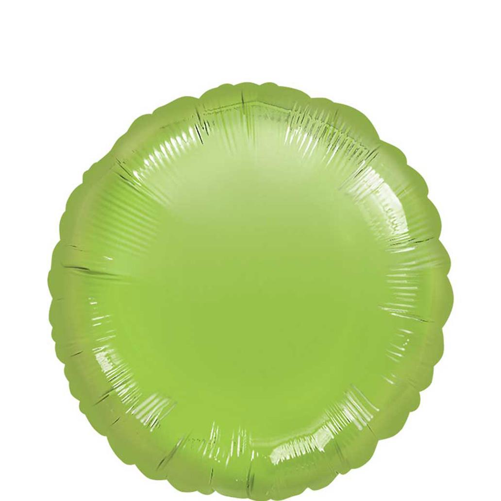 Lime Green Round Foil Balloon 18in Balloons & Streamers - Party Centre - Party Centre