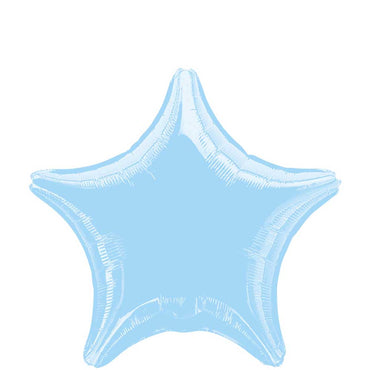 Pastel Blue Star Foil Balloon 19in Balloons & Streamers - Party Centre - Party Centre