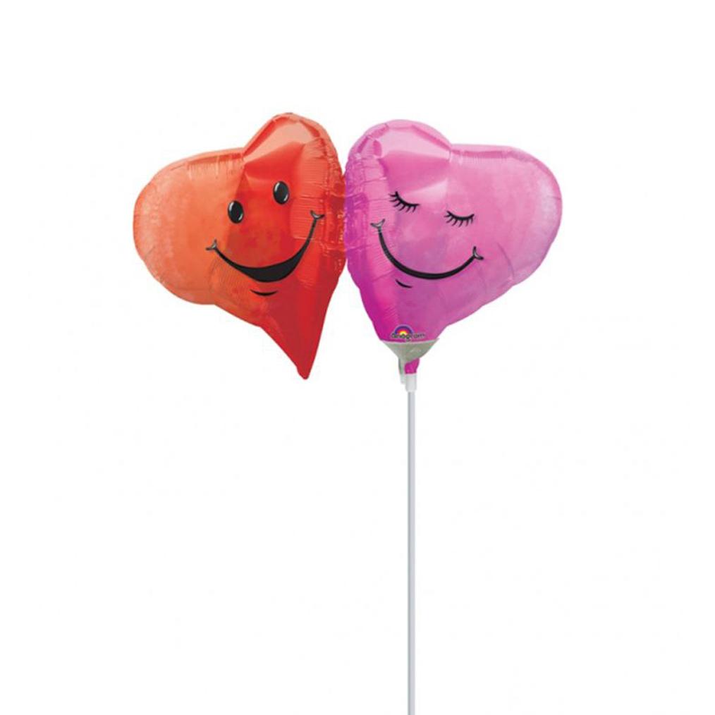 Double Heart Mini Shape Balloon Balloons & Streamers - Party Centre - Party Centre