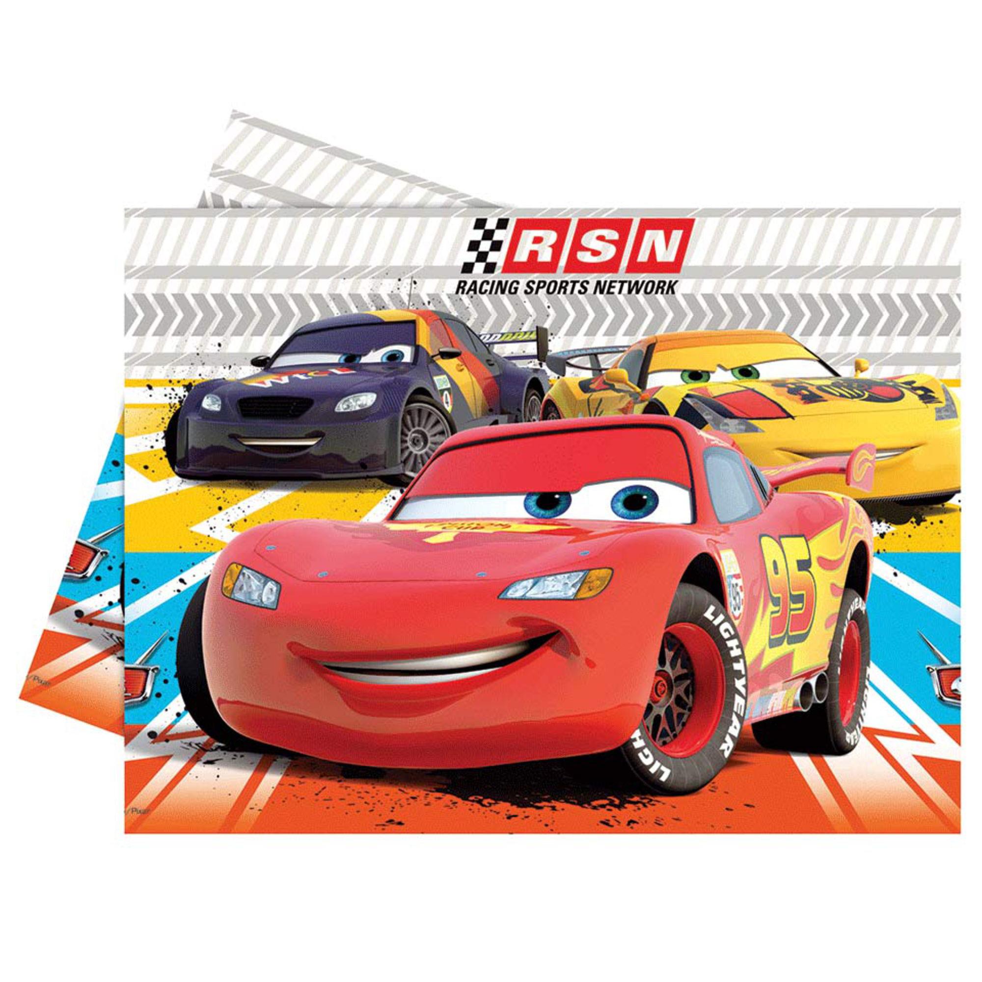 Disney Cars Plastic Tablecover Printed Tableware - Party Centre - Party Centre