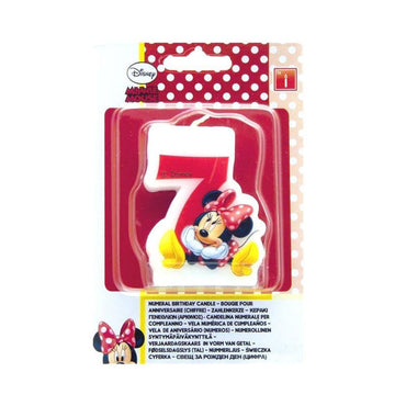 Minnie Numeral Candle No. 7 Party Accessories - Party Centre - Party Centre