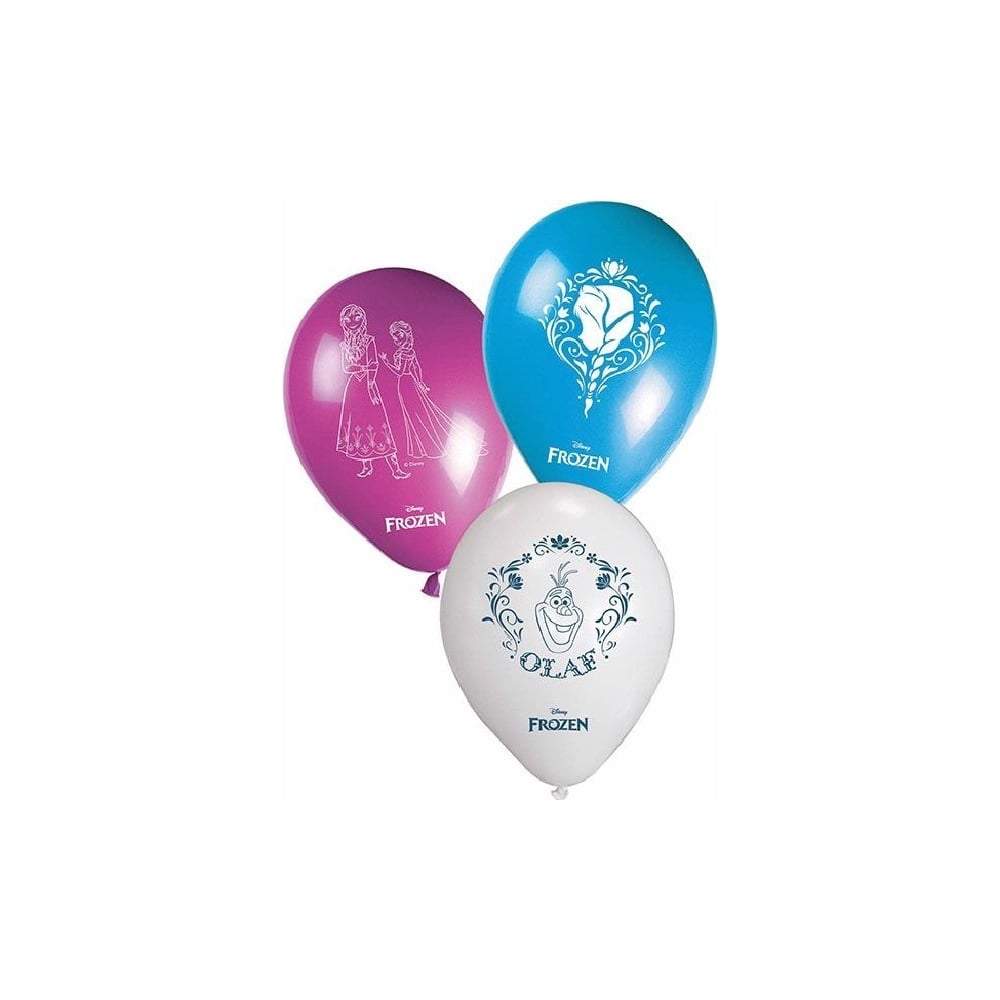 Disney Frozen Printed Latex Balloons 8pcs Balloons & Streamers - Party Centre - Party Centre