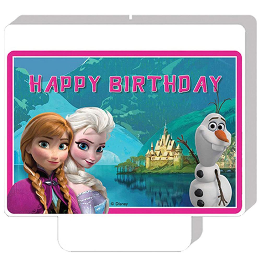 Disney Frozen Happy Birthday Candle Party Accessories - Party Centre - Party Centre
