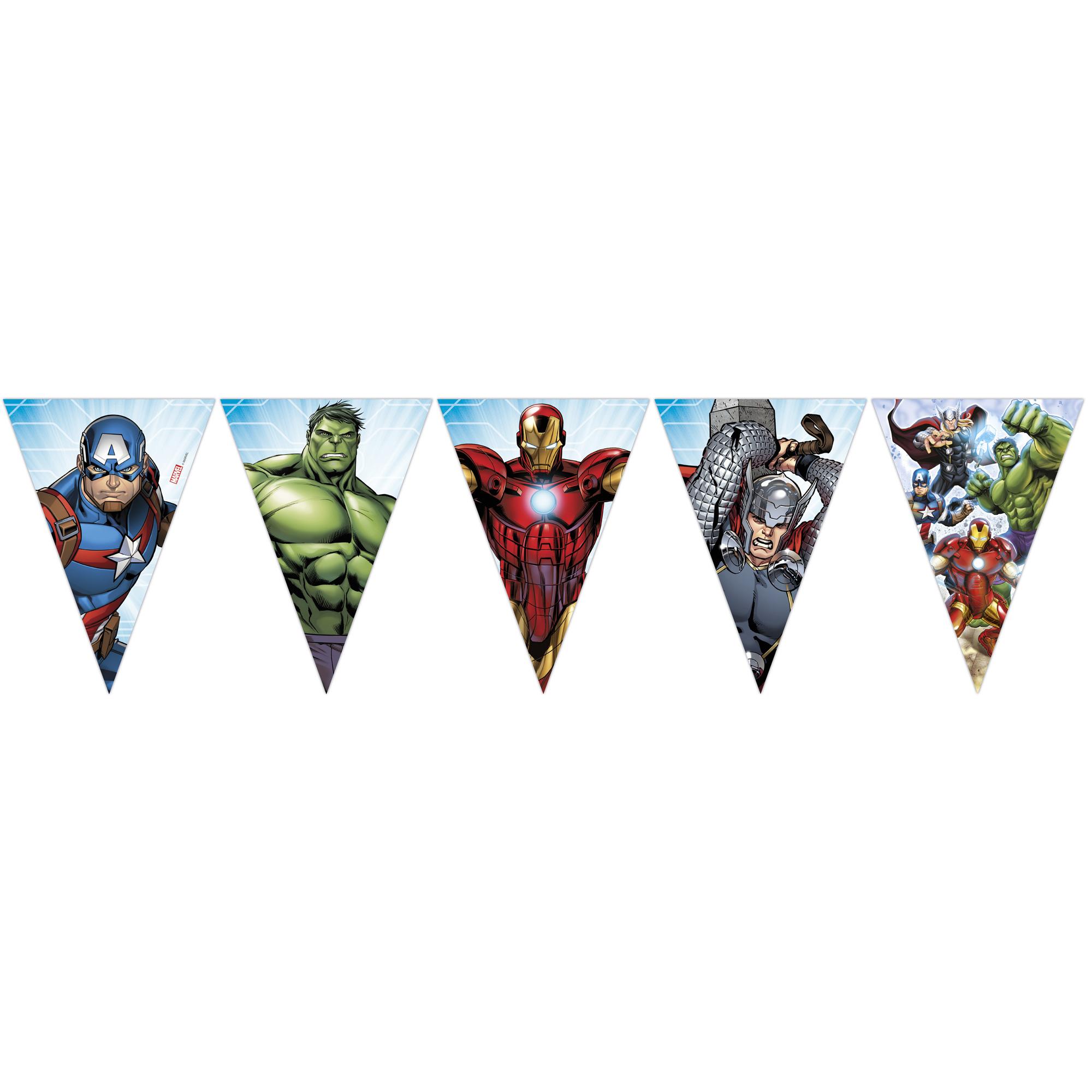 Avengers Multi Heroes Flag Banner Decorations - Party Centre - Party Centre