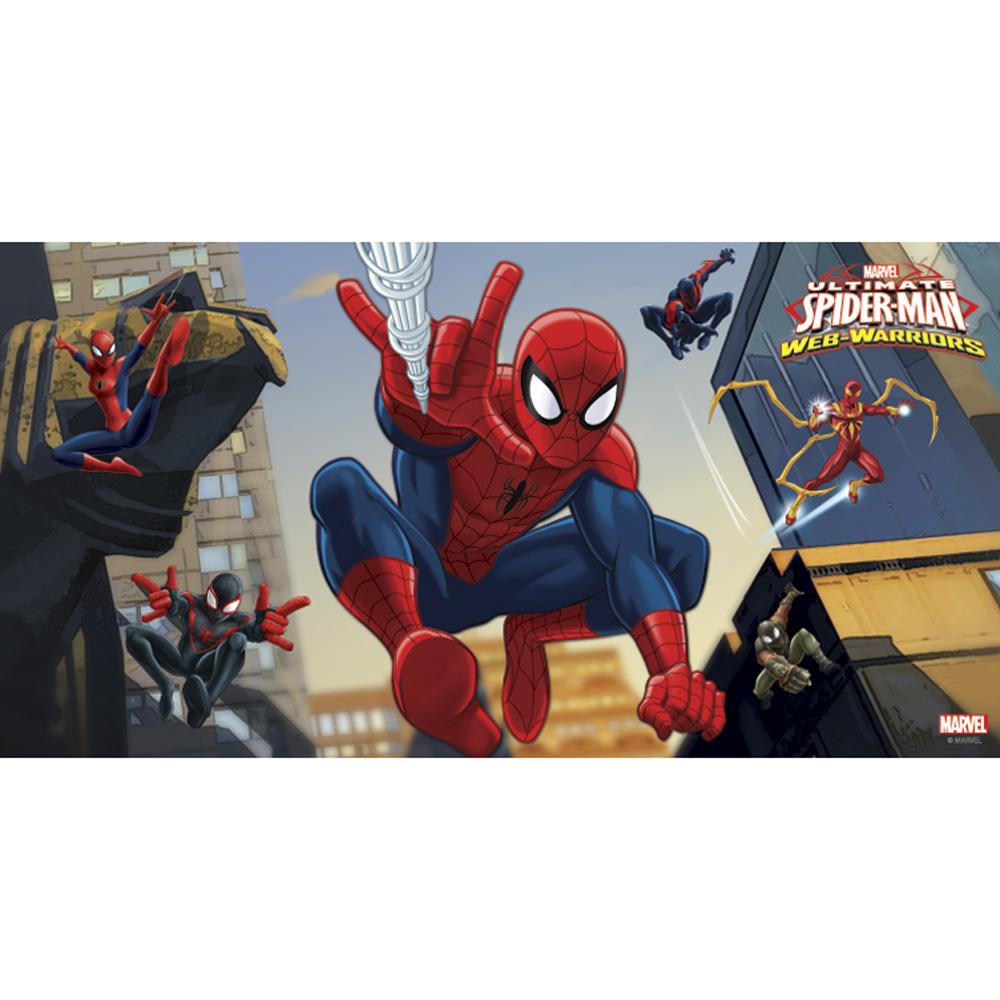 Ultimate Spiderman-Web Warriors Scene Setter Decorations - Party Centre - Party Centre