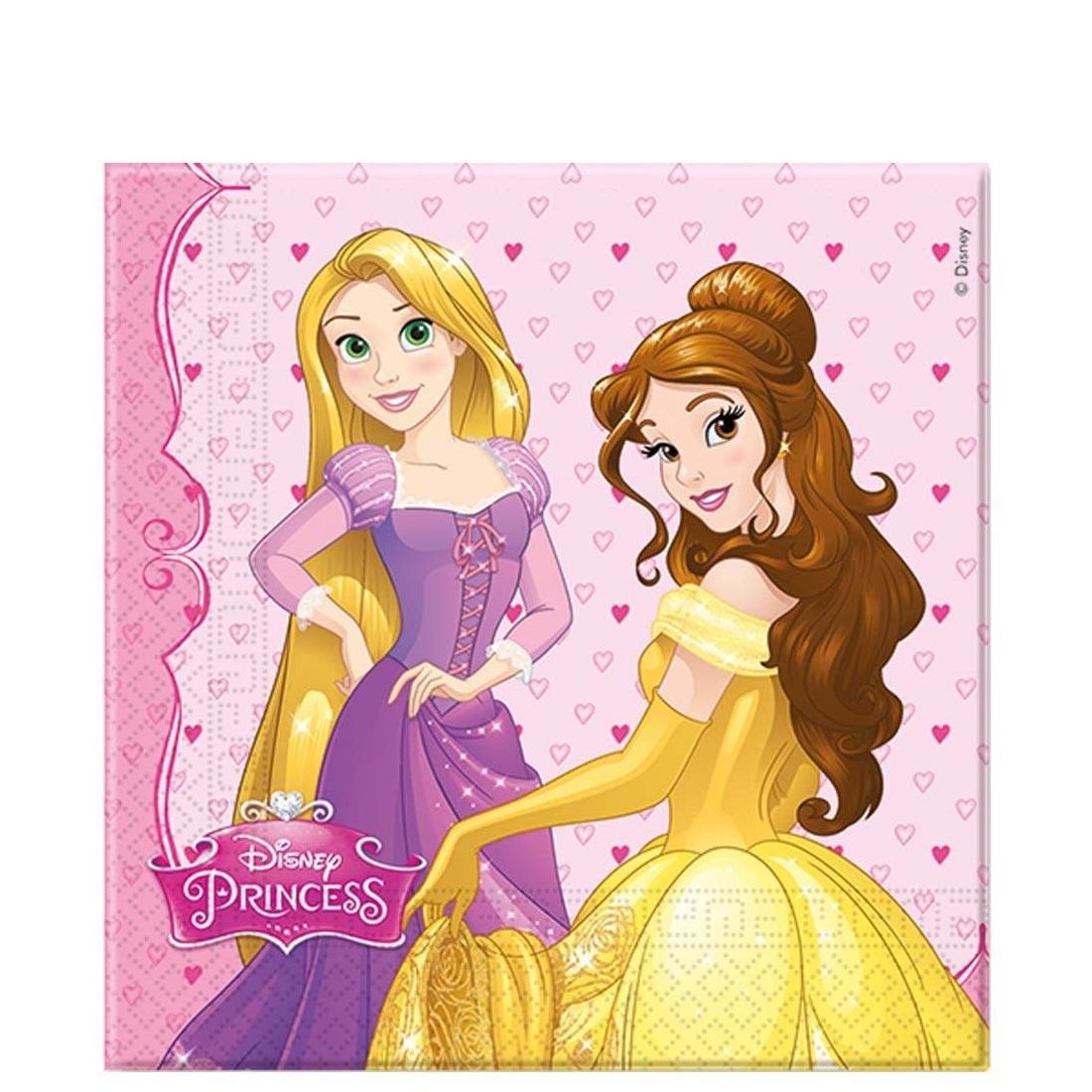 Disney Princess Dreaming Paper Lunch Tissues 20pcs Printed Tableware - Party Centre - Party Centre