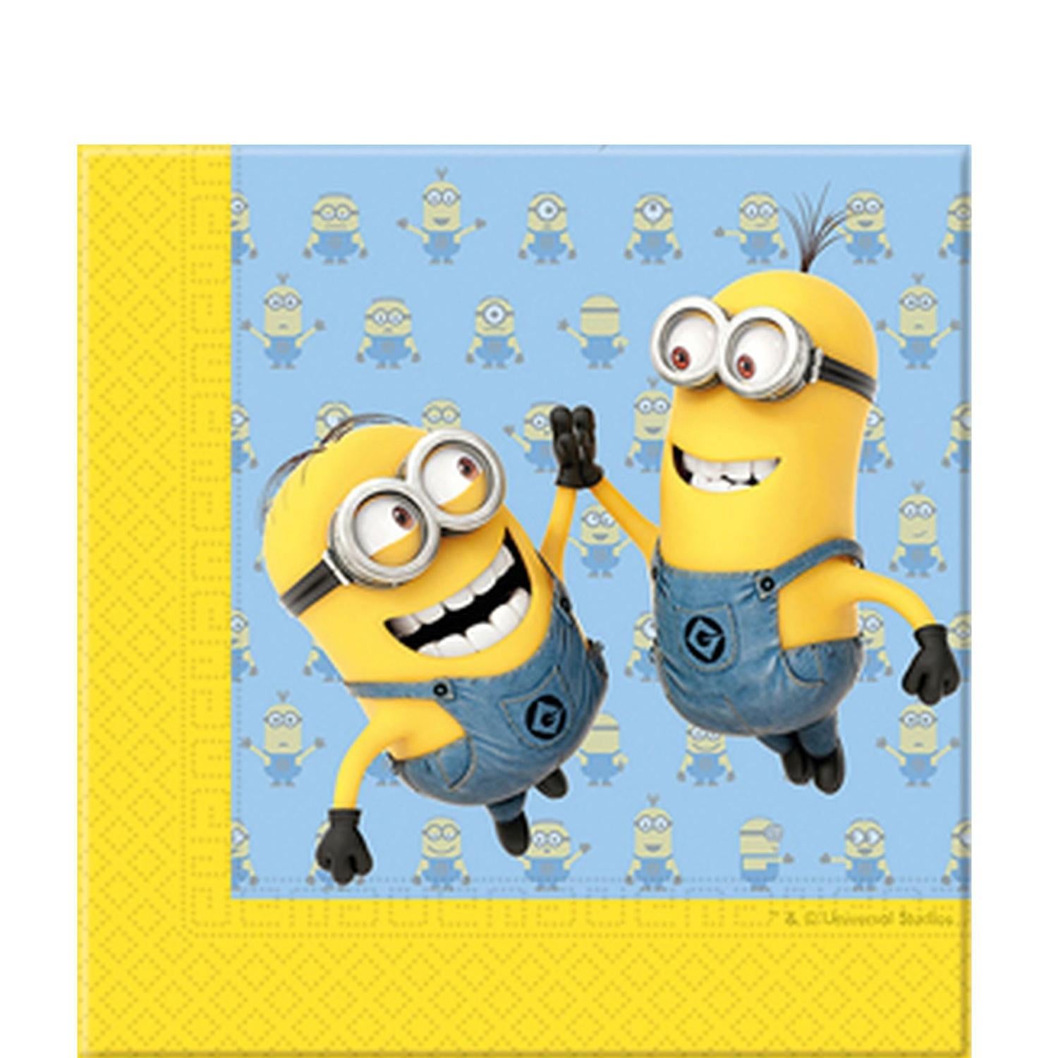 Lovely Minions Paper Lunch Tissues 20pcs Printed Tableware - Party Centre - Party Centre