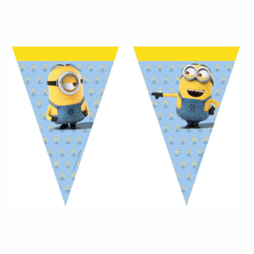 Lovely Minions Triangle Flag Banner Decorations - Party Centre - Party Centre