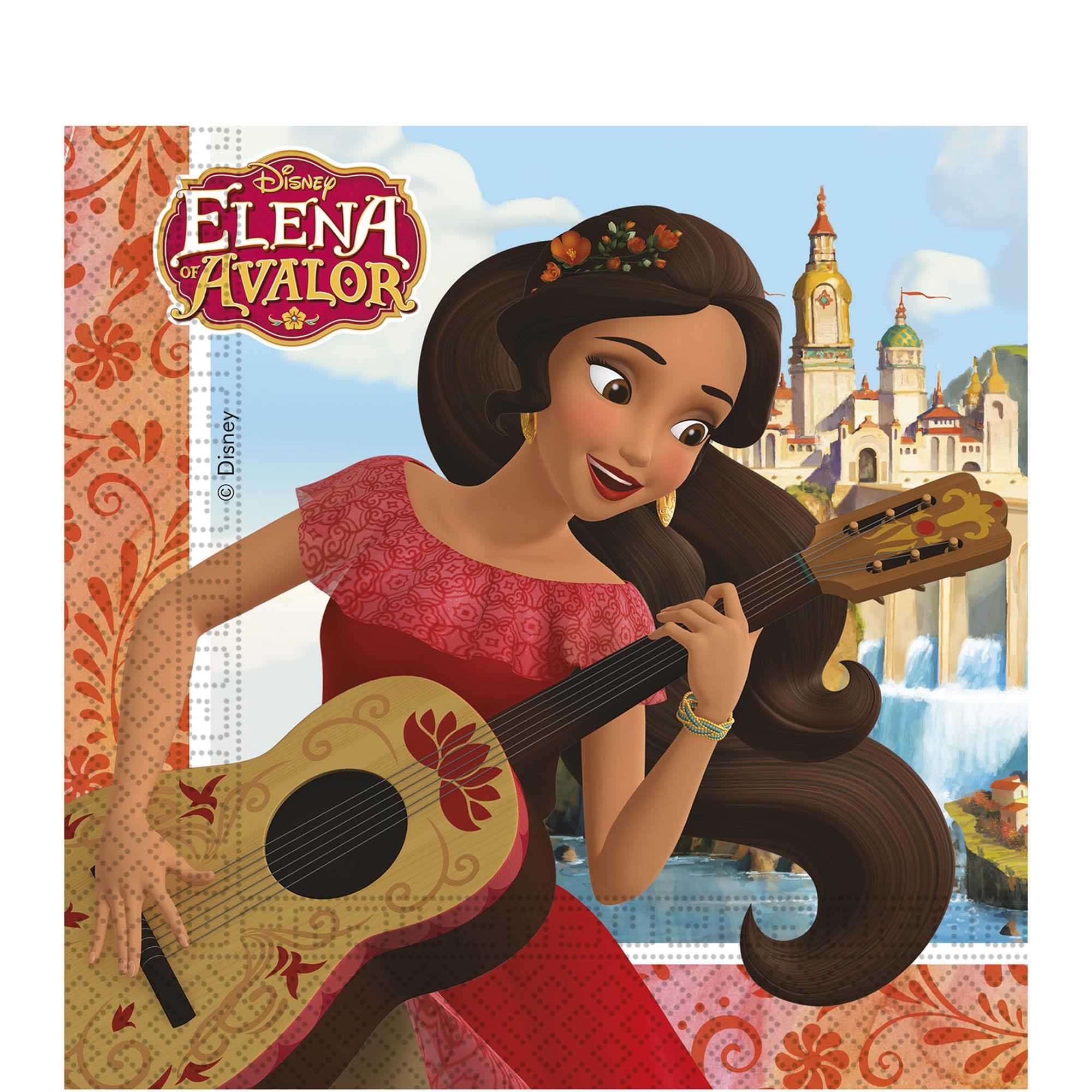 Disney Elena of Avalor Paper Lunch Tissues 20pcs Printed Tableware - Party Centre - Party Centre