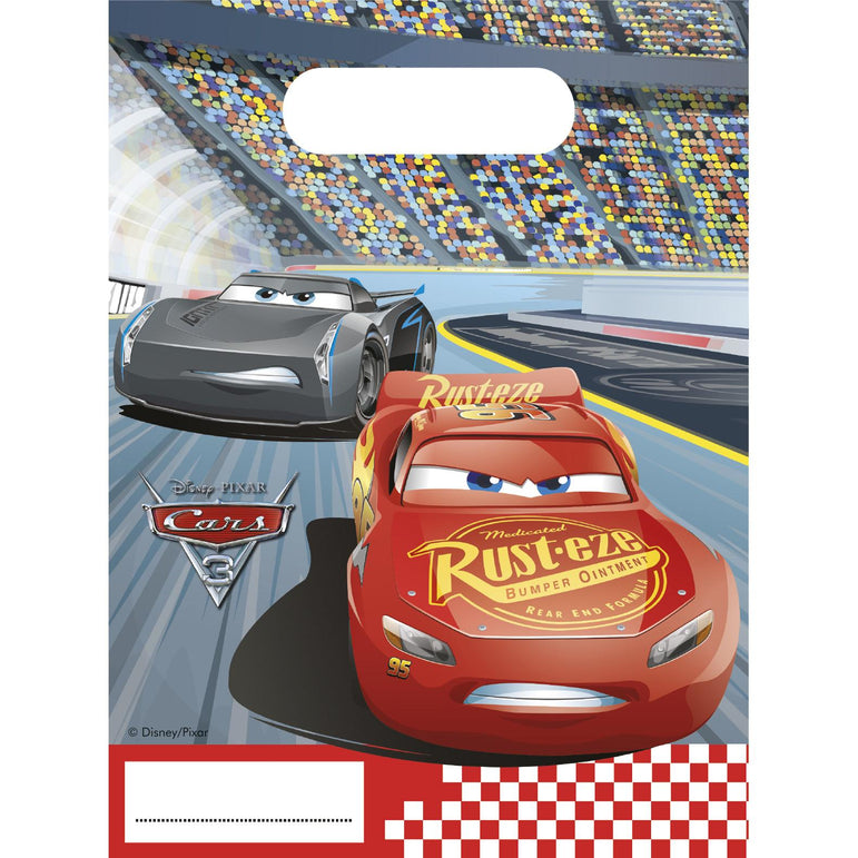 Disney Cars 3 Party Bags 6pcs Favours - Party Centre