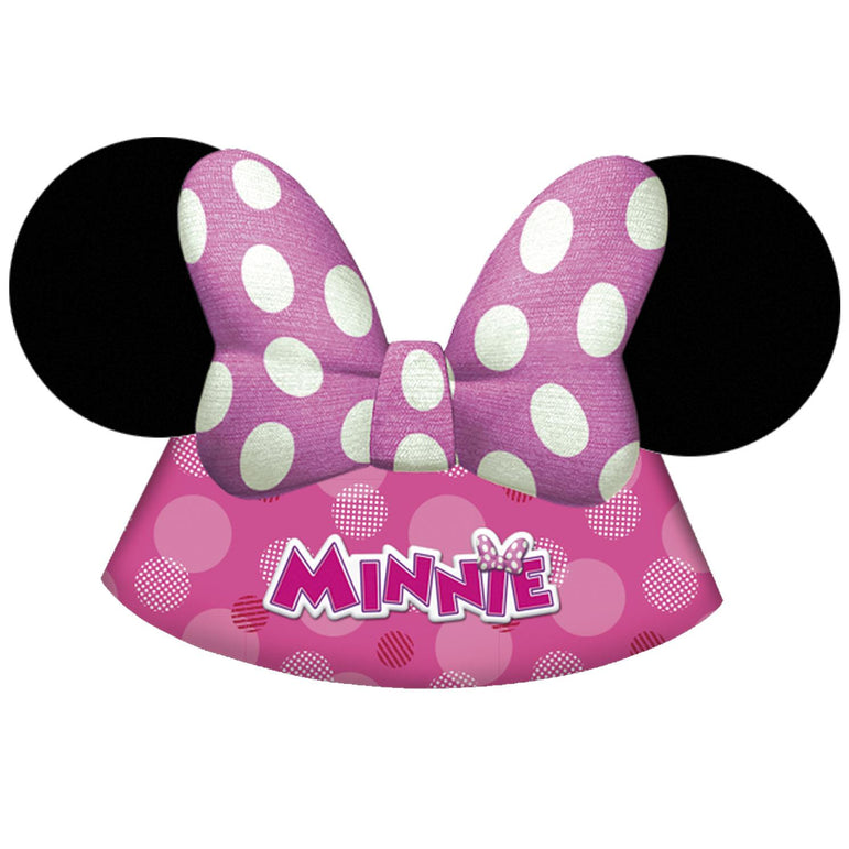 Disney Minnie Party Hats 6pcs Party Accessories - Party Centre