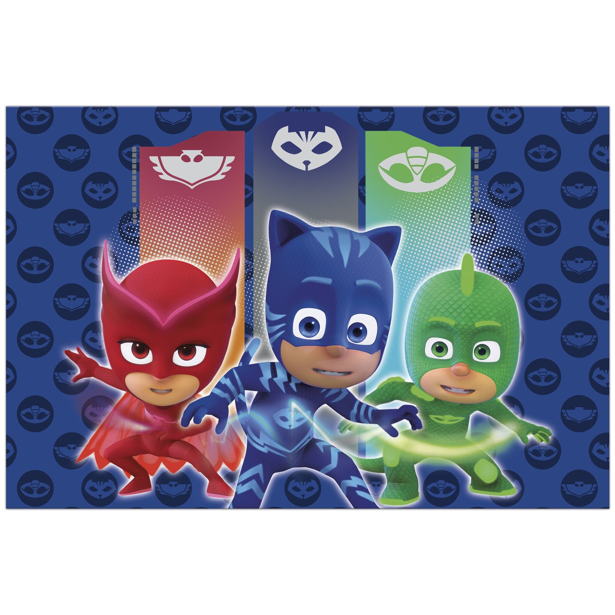 PJ Masks Plastic Tablecover Printed Tableware - Party Centre - Party Centre