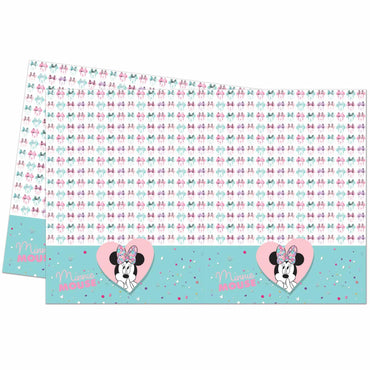 Minnie Party Gem Disney Plastic Tablecover 120x180cm Printed Tableware - Party Centre - Party Centre