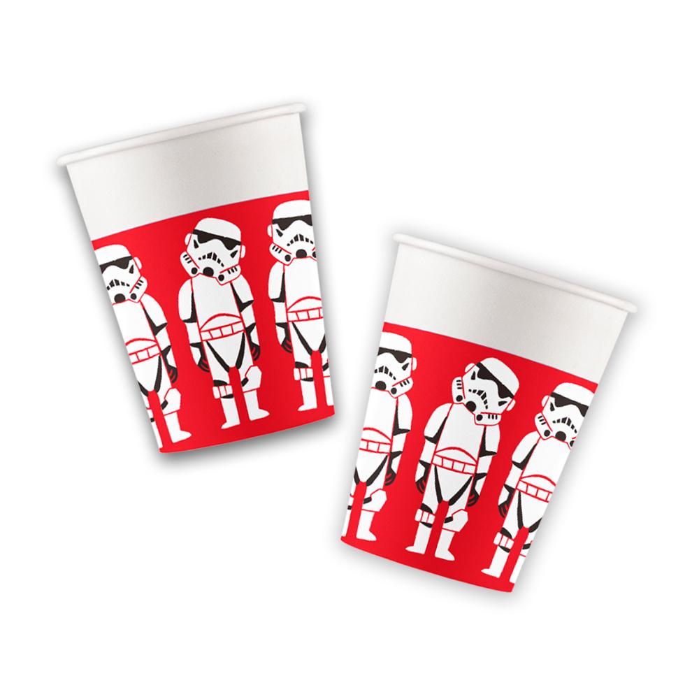 Star Wars Paper Cut Disney Paper Cups 8pcs Printed Tableware - Party Centre - Party Centre