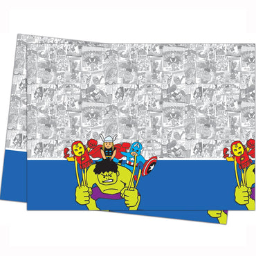 Avengers Pop Comic Marvel Plastic Tablecover 120x180cm Printed Tableware - Party Centre - Party Centre