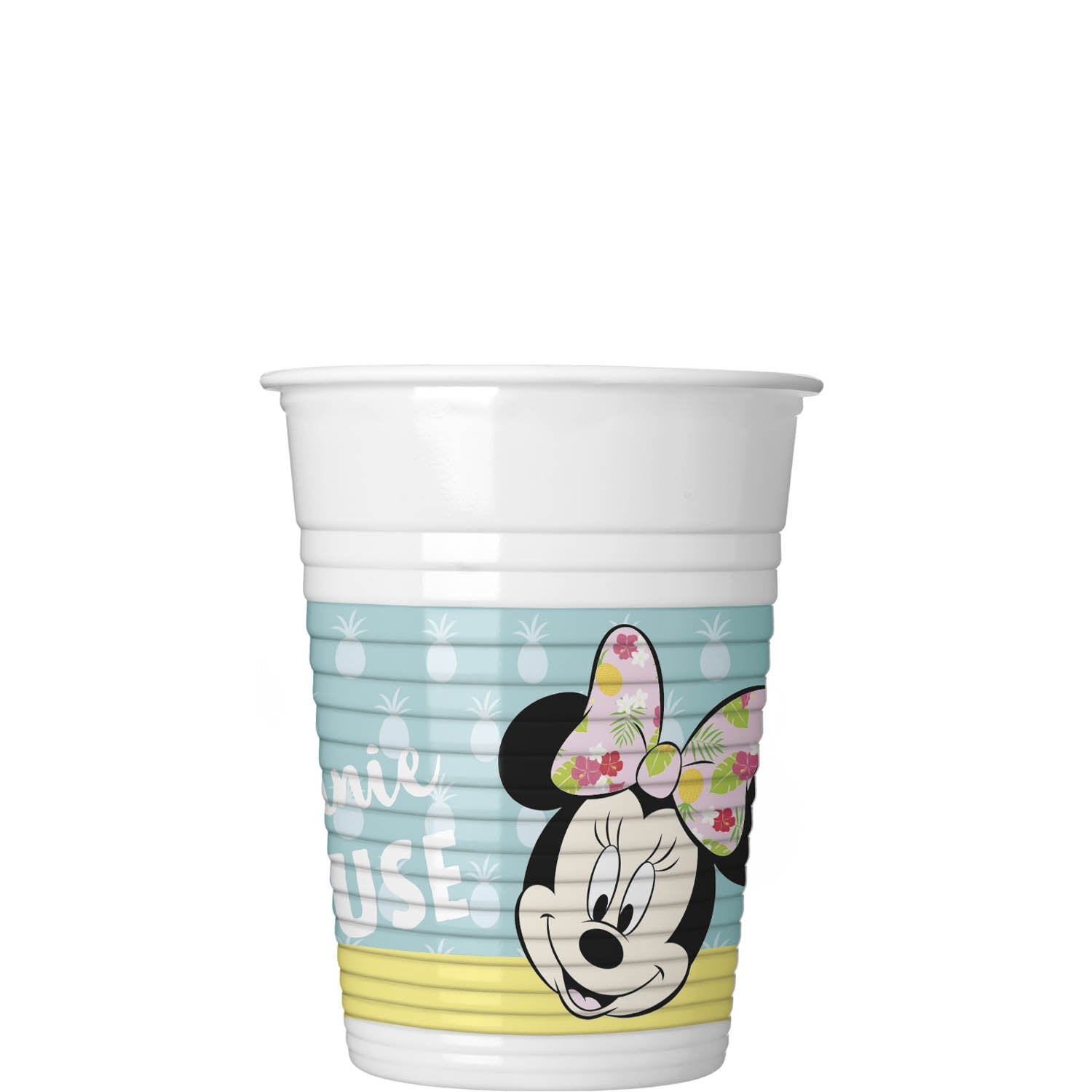 Minnie Tropical Plastic Cups 7oz, 8pcs Printed Tableware - Party Centre - Party Centre