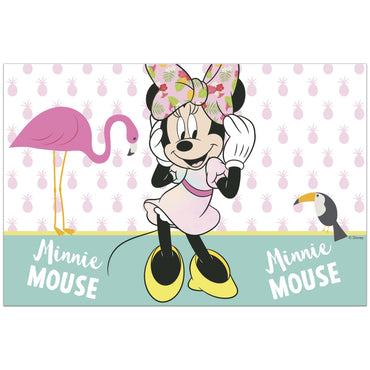 Minnie Tropical Disney Plastic Table Cover 120x180cm Printed Tableware - Party Centre - Party Centre