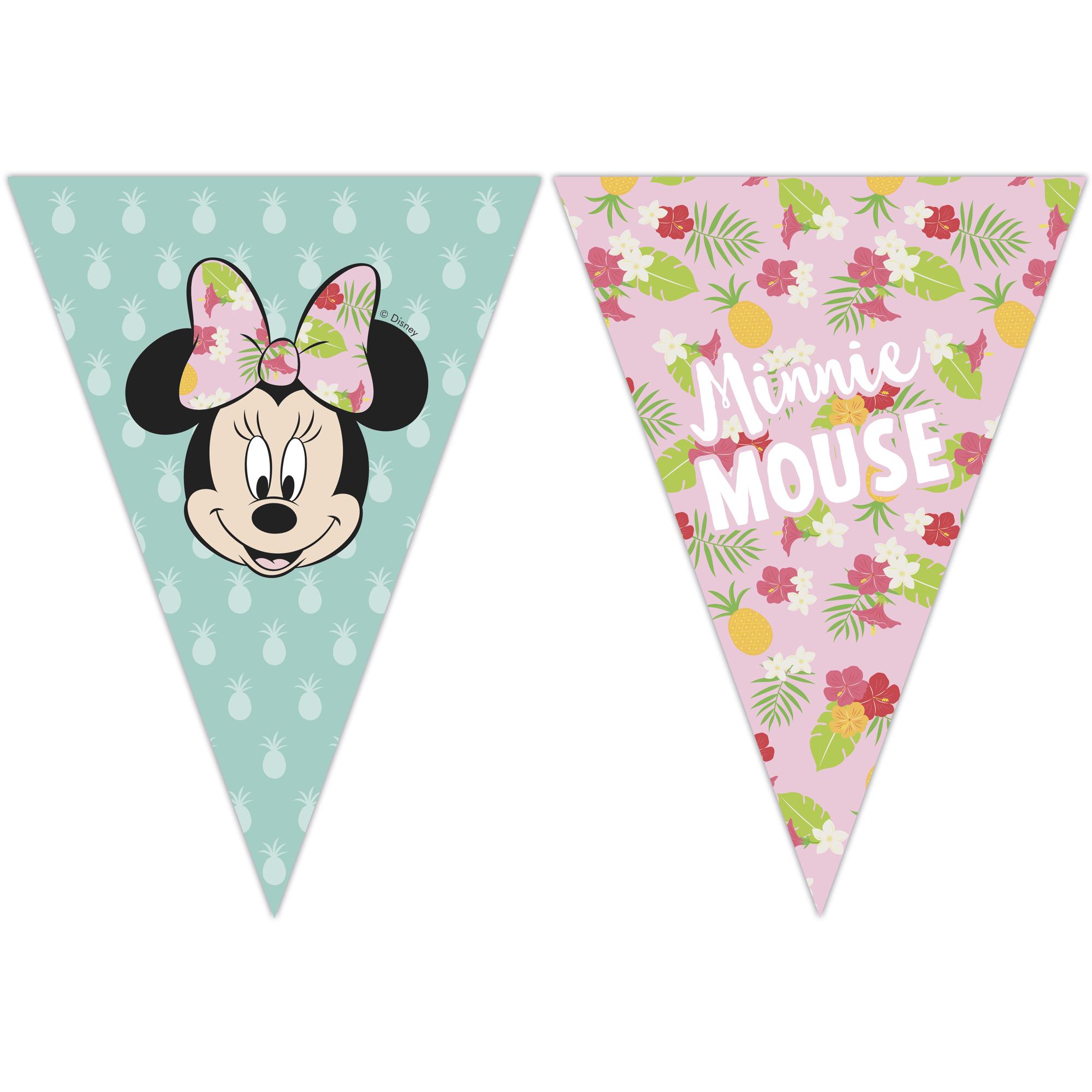 Minnie Tropical Disney Triangle Flag Banner Decorations - Party Centre - Party Centre