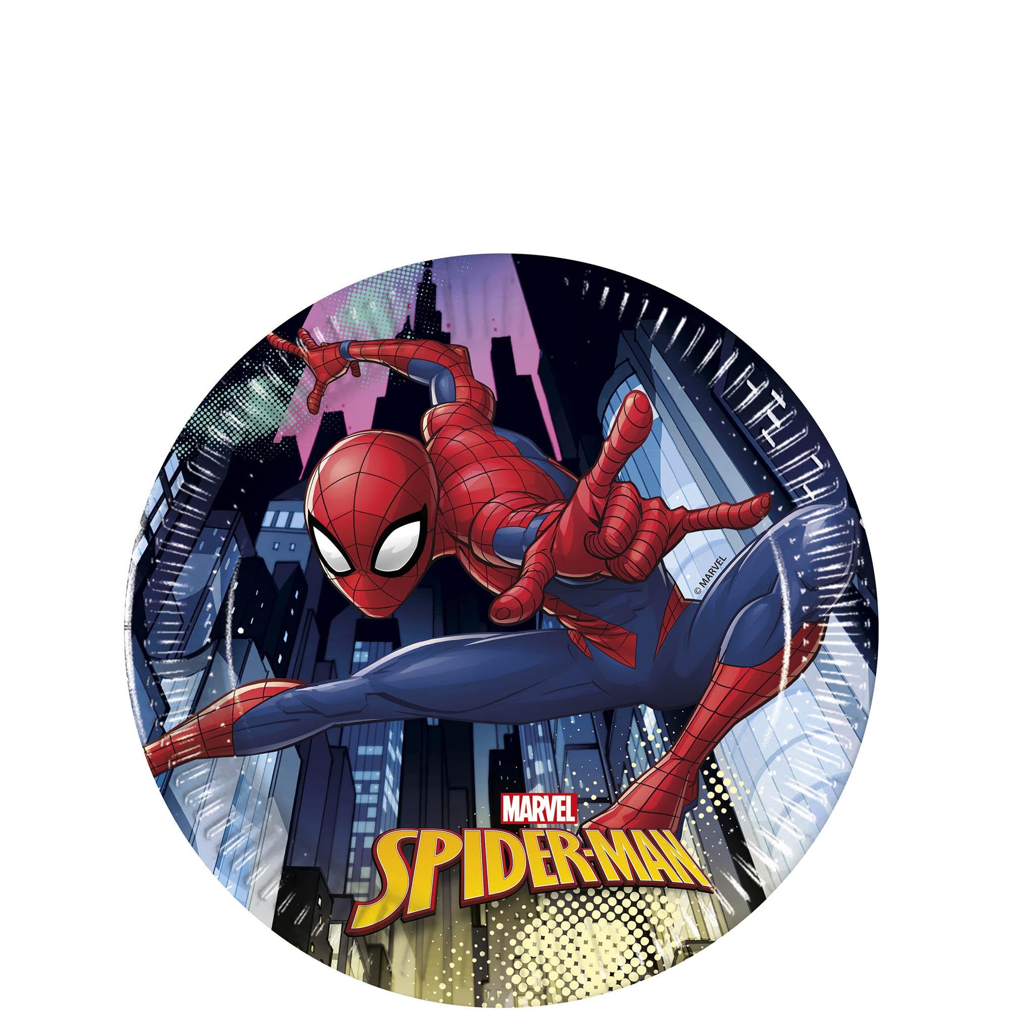 Spiderman Team Up Paper Plates 7in, 8pcs Printed Tableware - Party Centre - Party Centre