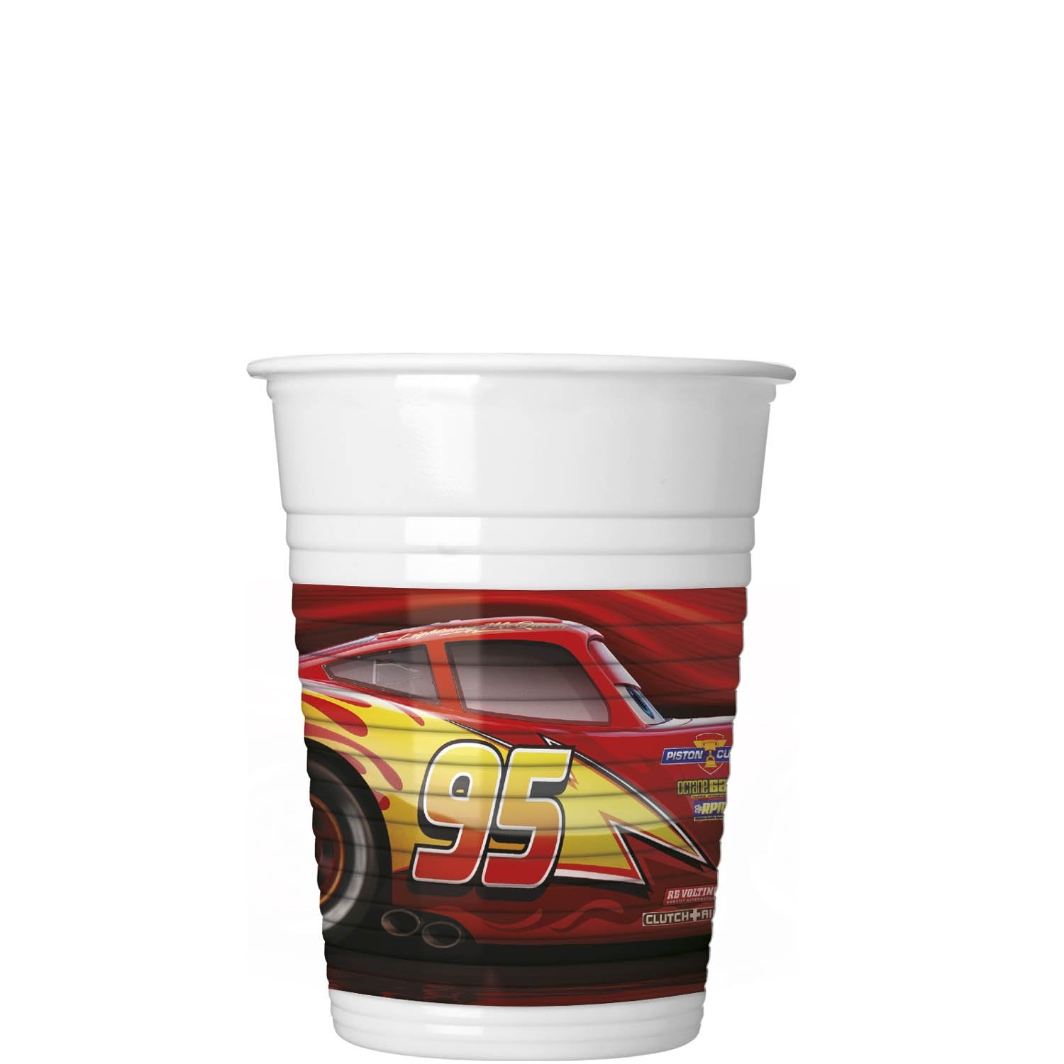 Cars The Legend Of The Track Plastic Cups 7oz, 8pcs Printed Tableware - Party Centre - Party Centre