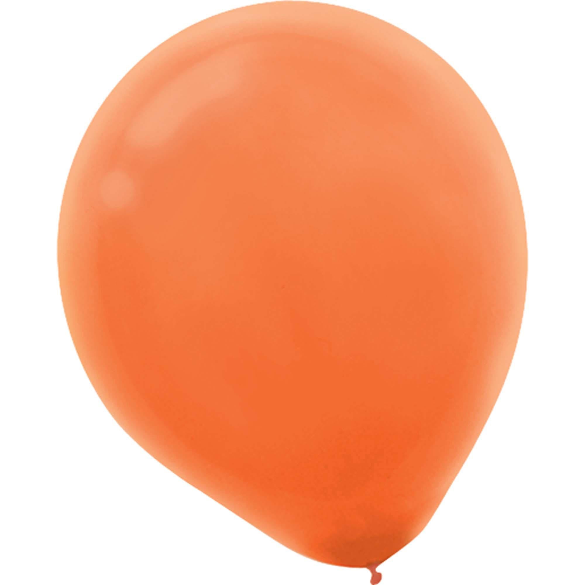 Standard Orange Latex Balloons 12in, 50pcs Balloons & Streamers - Party Centre - Party Centre