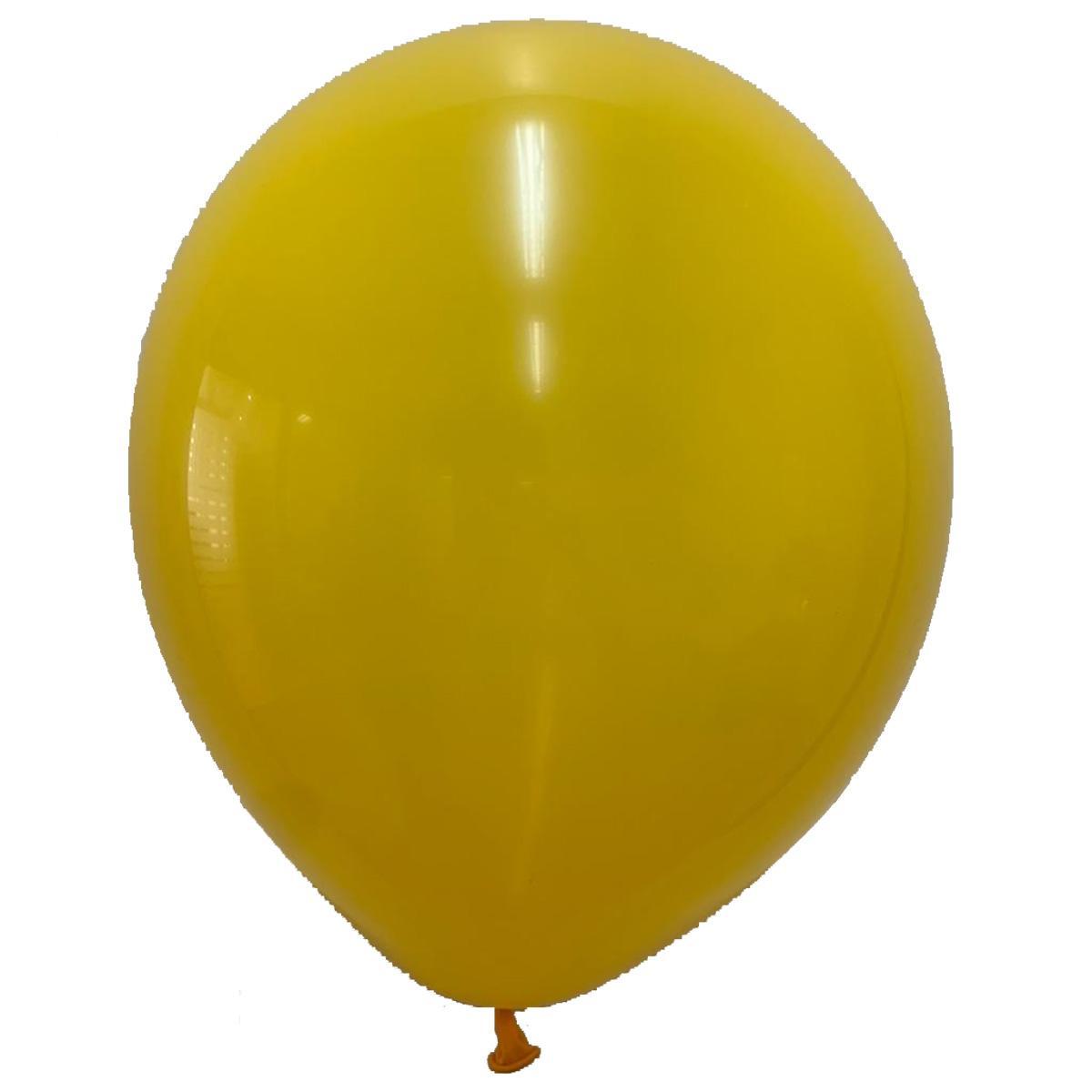 Fashion Goldenrod Latex Balloons 12in, 50pcs Balloons & Streamers - Party Centre - Party Centre