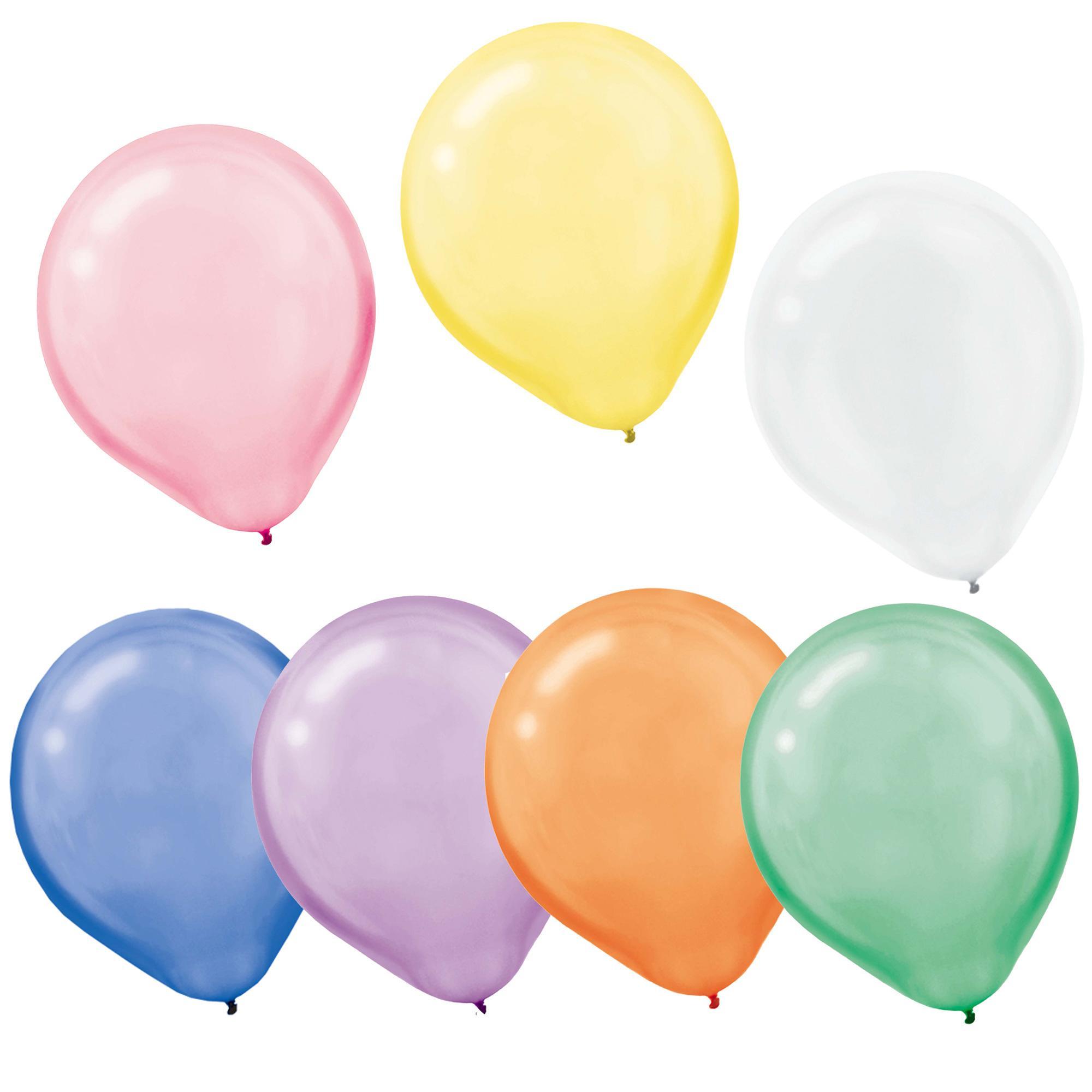 Metallic Assorted Latex Balloons 12in, 50pcs Balloons & Streamers - Party Centre - Party Centre