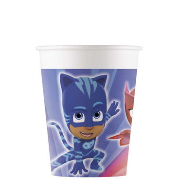 PJ Masks Paper Cups 200ml, 8pcs Printed Tableware - Party Centre - Party Centre