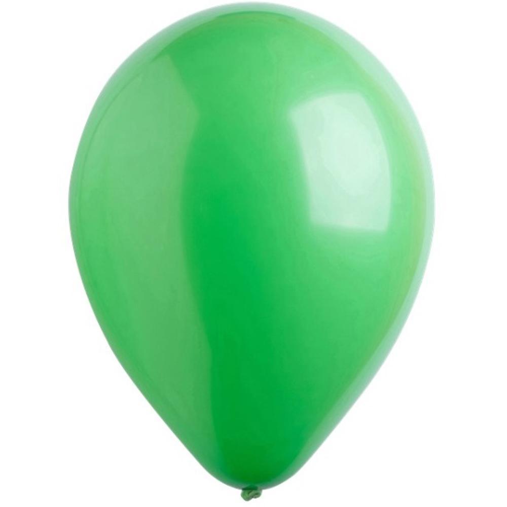 Festive Green Standard Latex Balloons 11in, 50pcs Balloons & Streamers - Party Centre - Party Centre