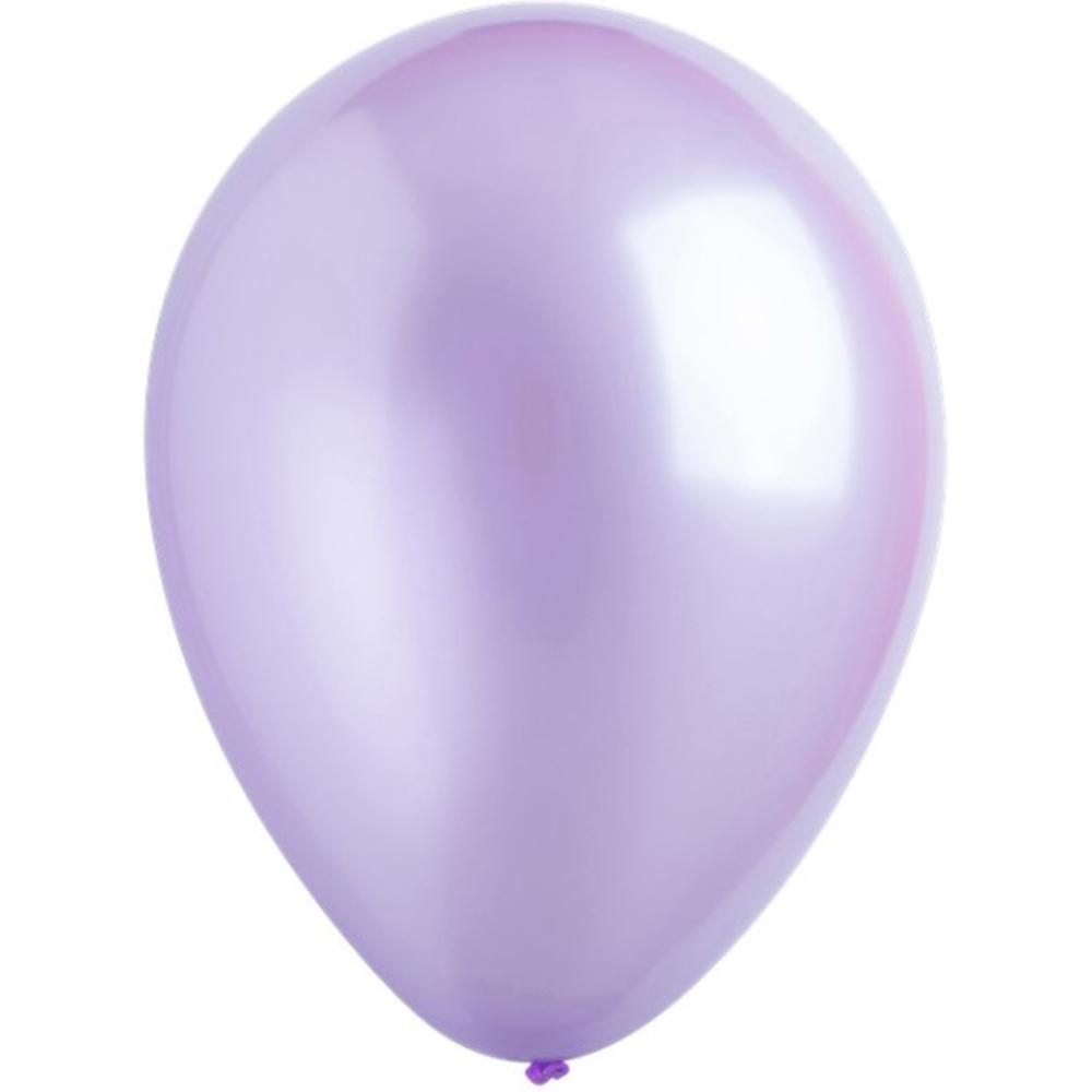 Lavender Pearlized Latex Balloons 11in, 50pcs Balloons & Streamers - Party Centre - Party Centre