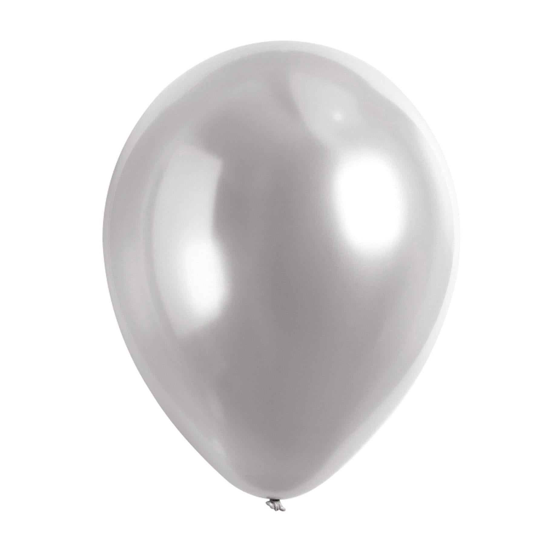 Platinum Satine Luxe Latex Balloons 11in, 50pcs Balloons & Streamers - Party Centre - Party Centre