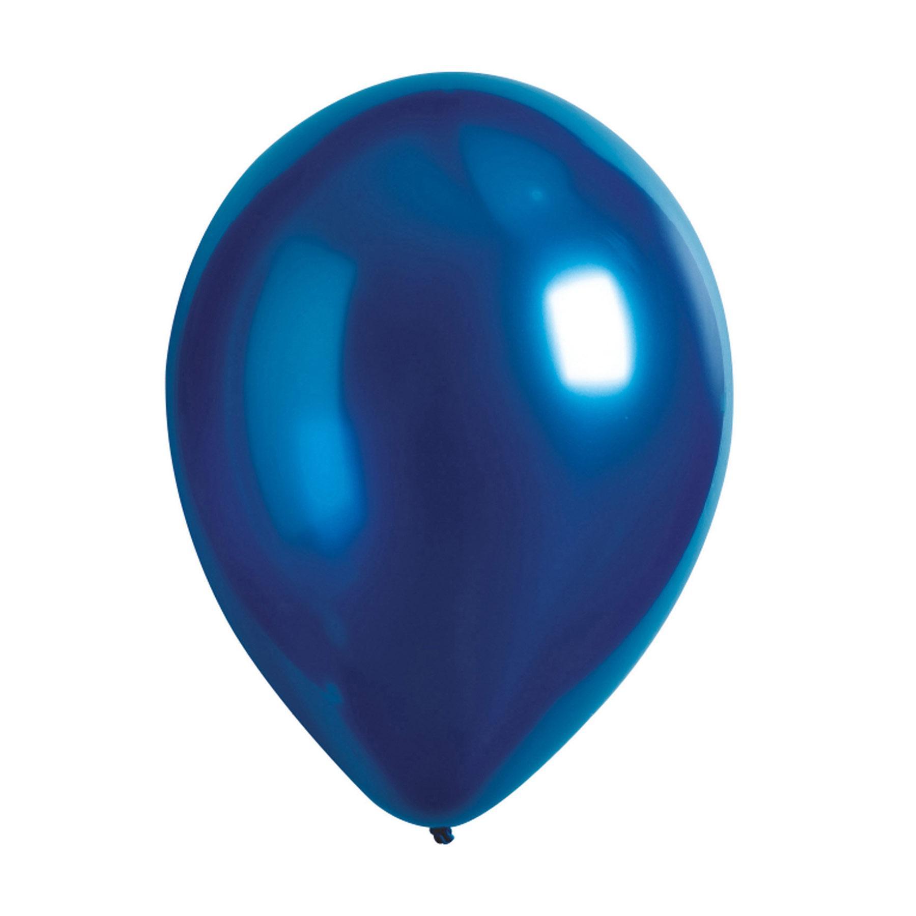 Azure Satine Luxe Latex Balloons 11in, 50pcs Balloons & Streamers - Party Centre - Party Centre