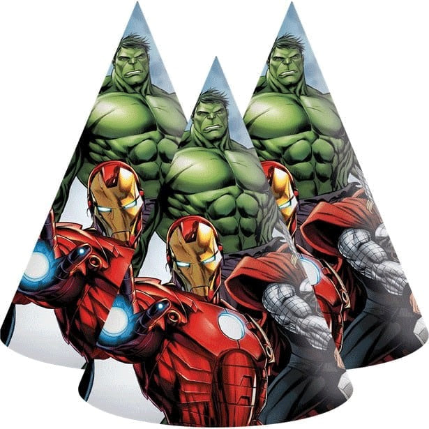 Avengers Infinity Stone Hats 6pcs - Party Centre